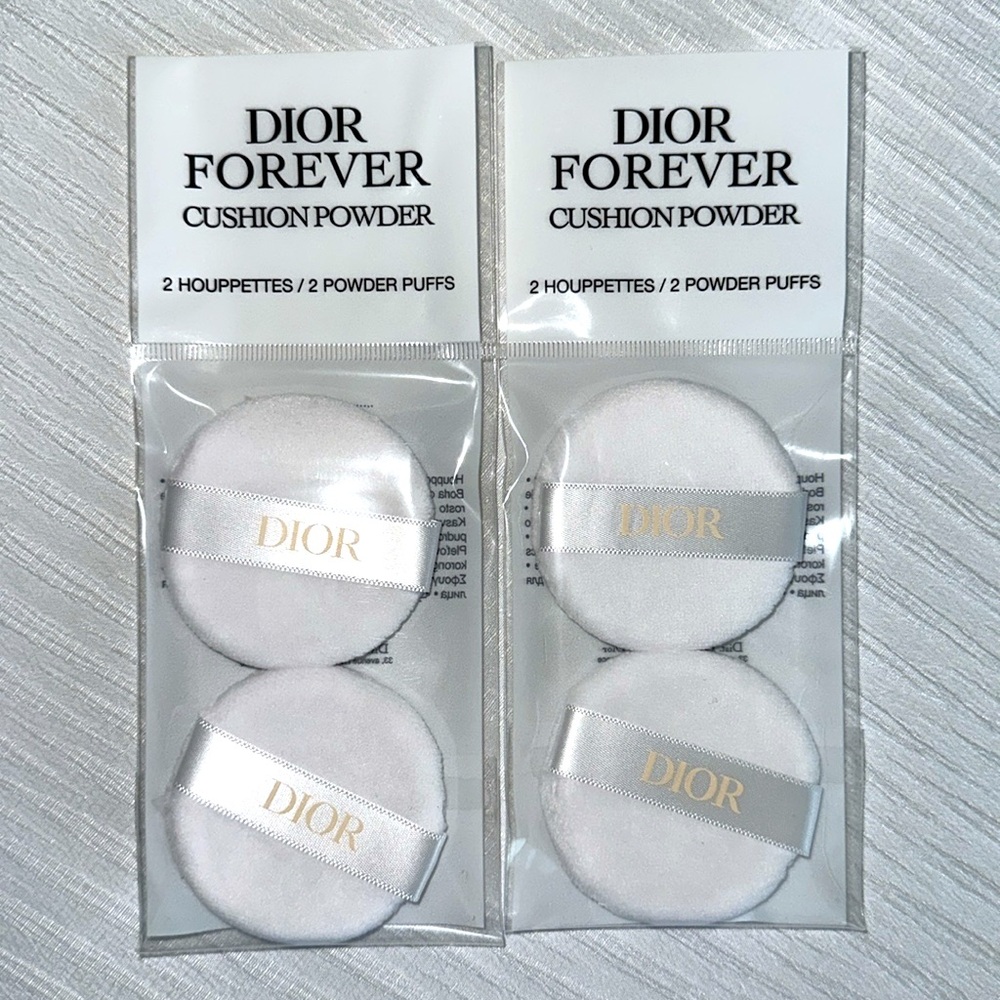4 Dior Forever Cushion Powder Puffs